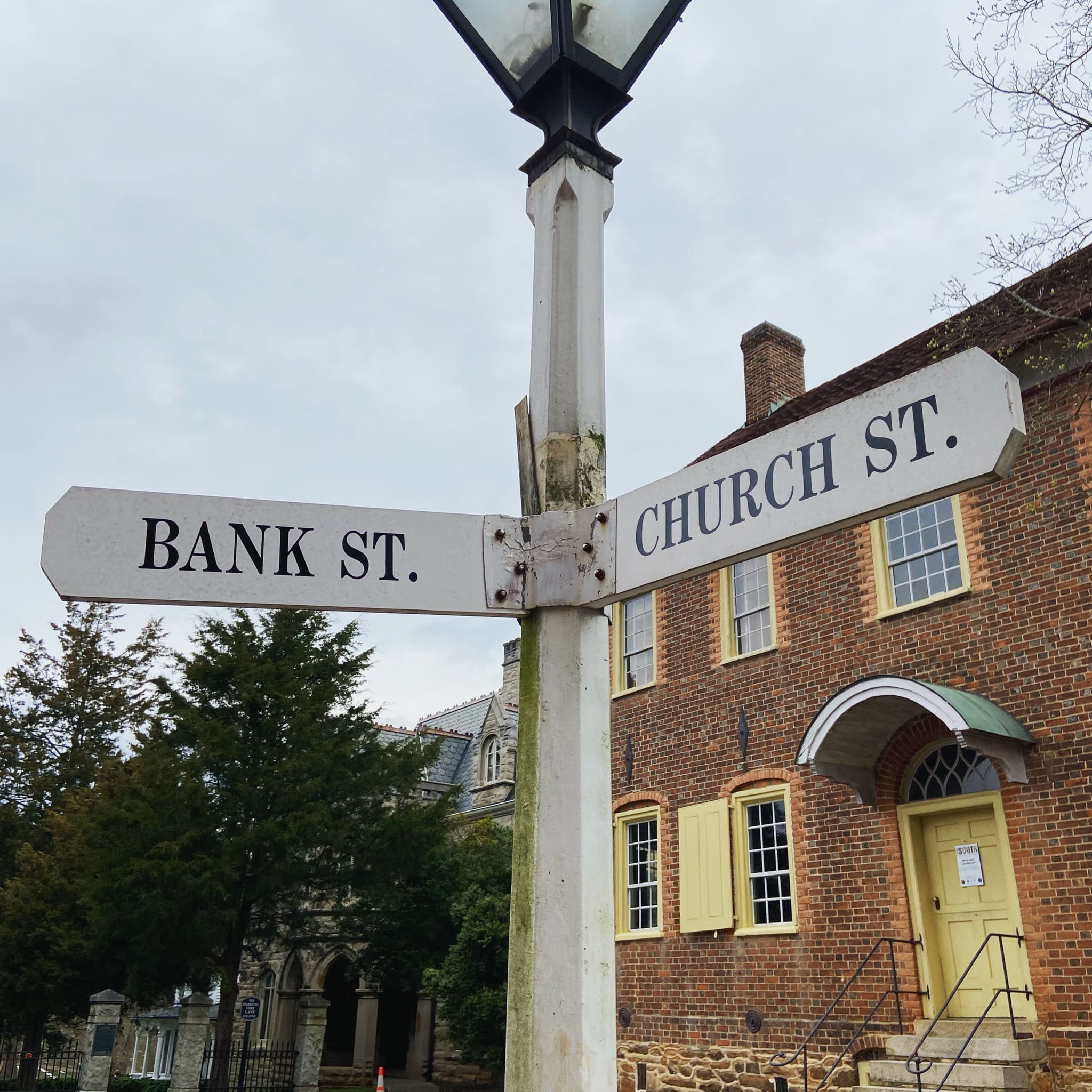 At the corner of money and god.