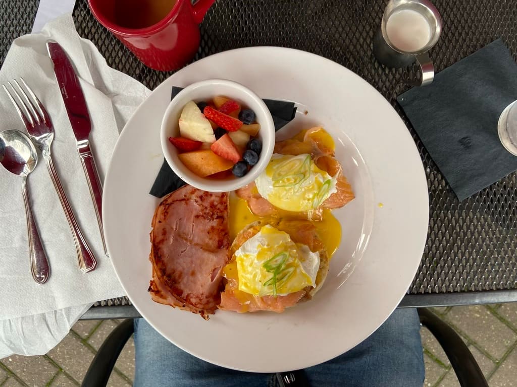 Breakfast the the Young Cardinal downtown.