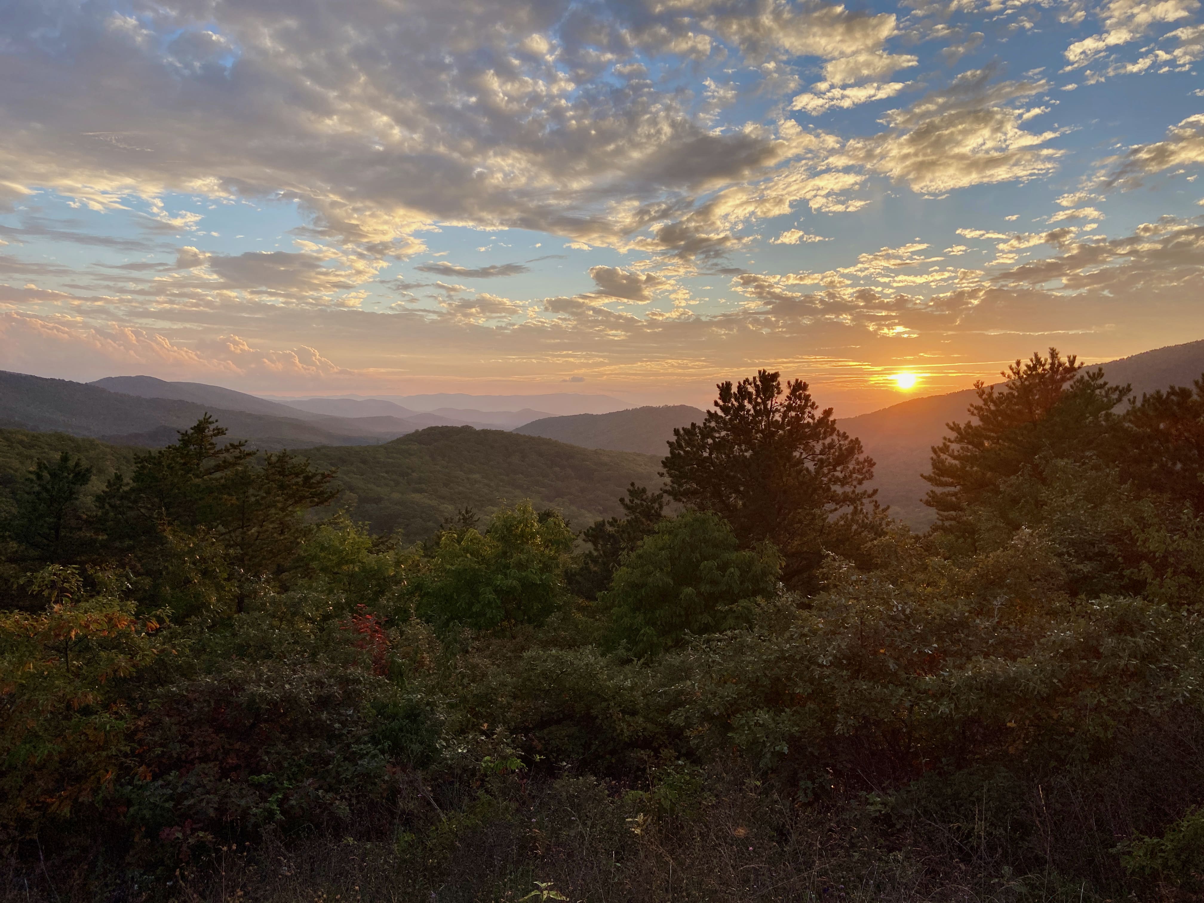 Followed by an amazing sunset.