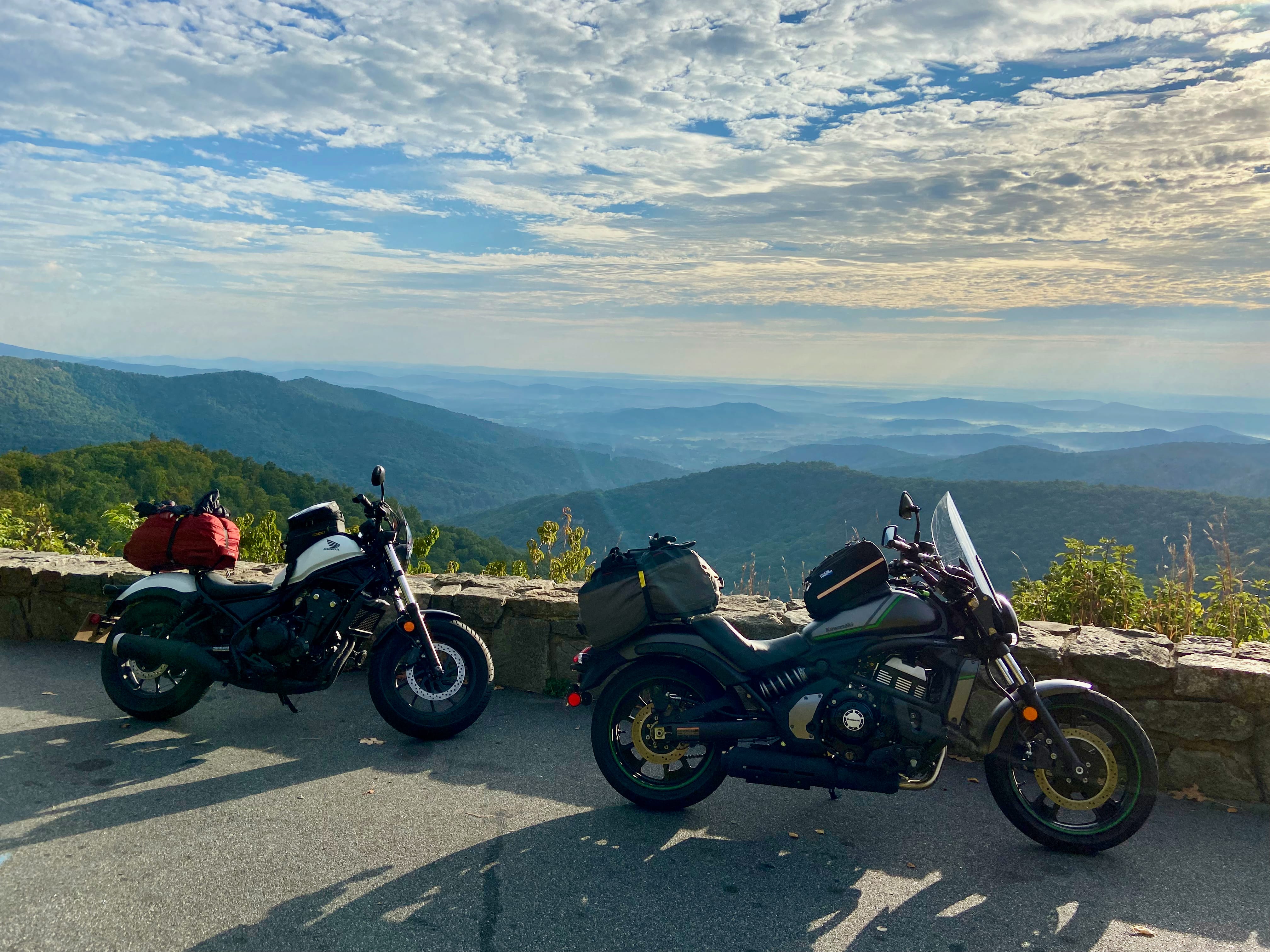Riding around with all the gear was not too bad, especially when you get views like this.