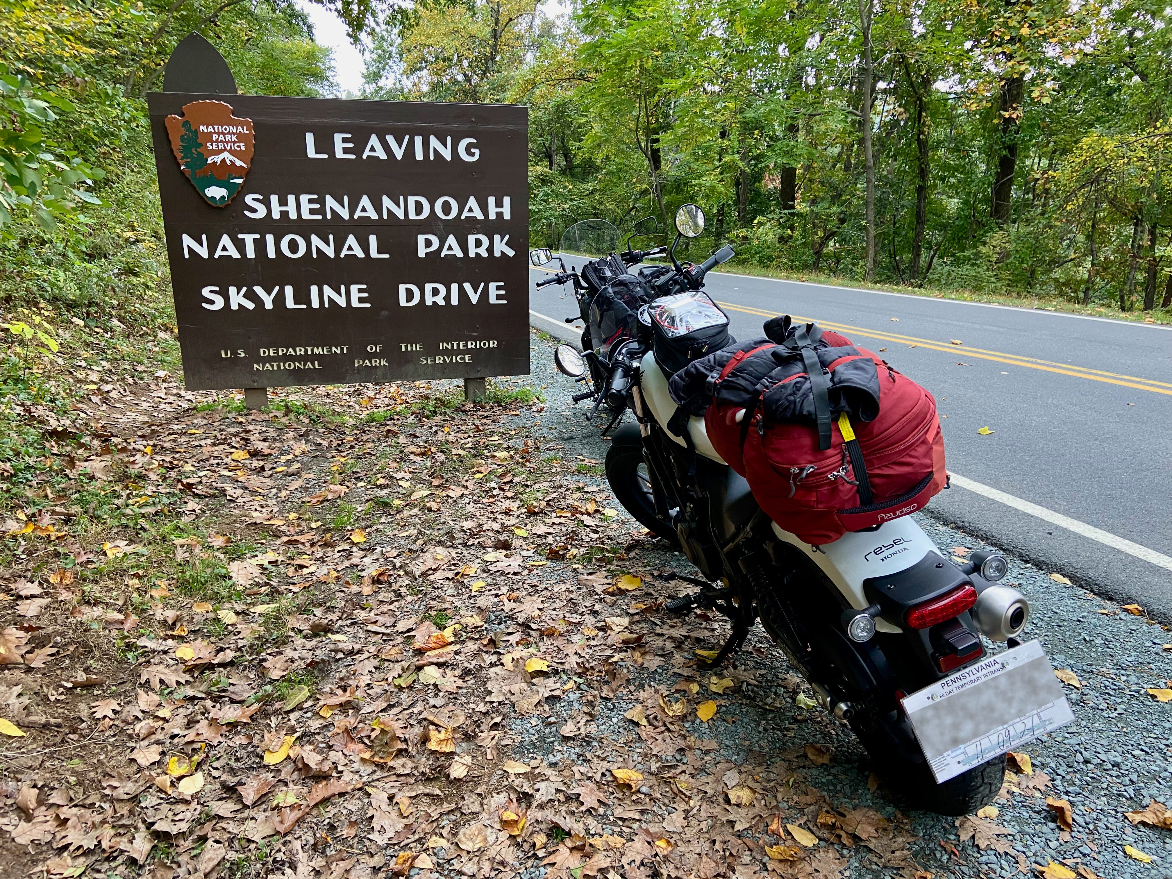 It took us three trips past this sign to finally stop and snag a photo with our bikes.