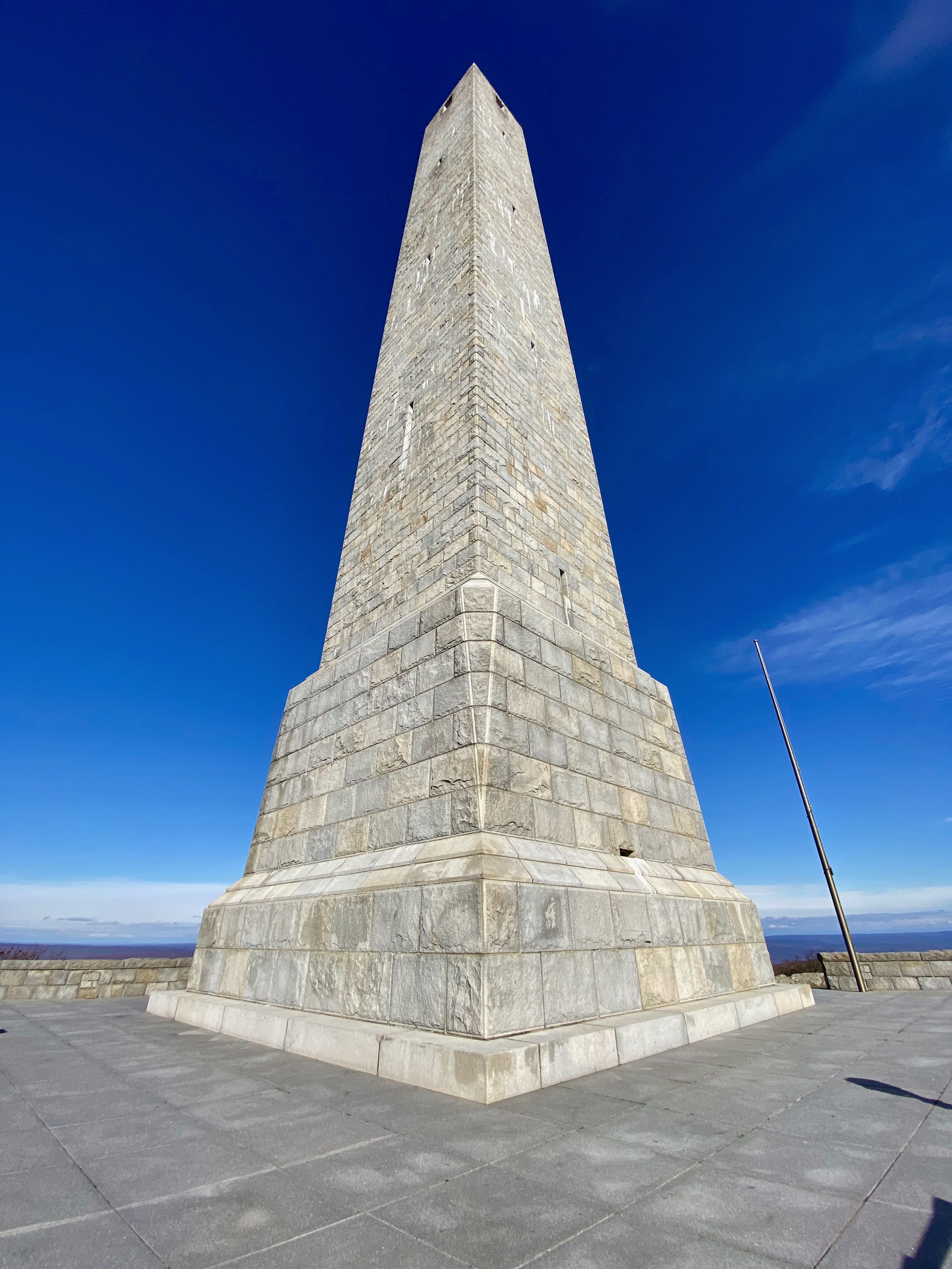 Beautiful blue skies this morning! It turned cloudy and gray later on; glad we got this hike in early.