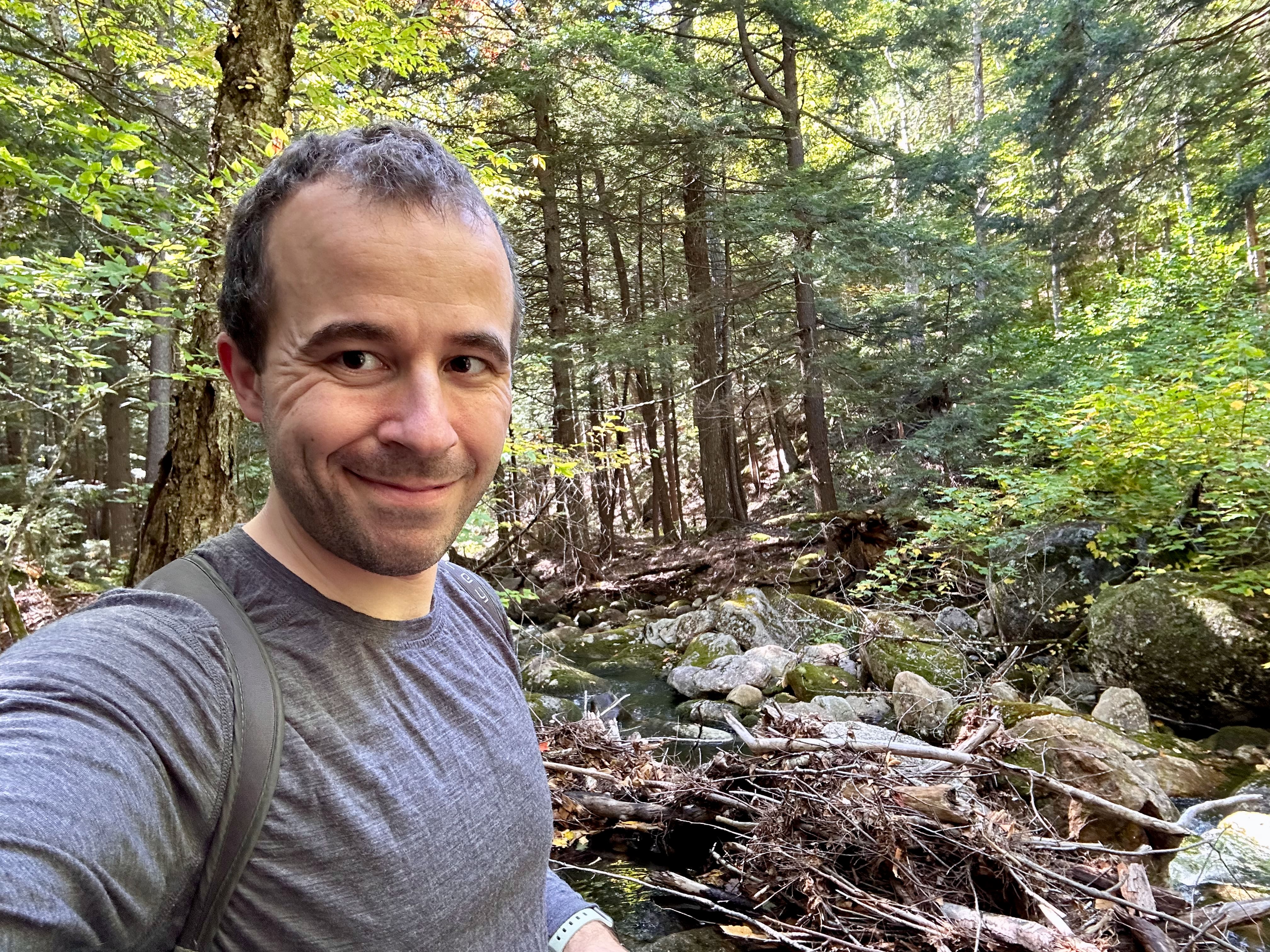 Happier times with only 400 feet gained.