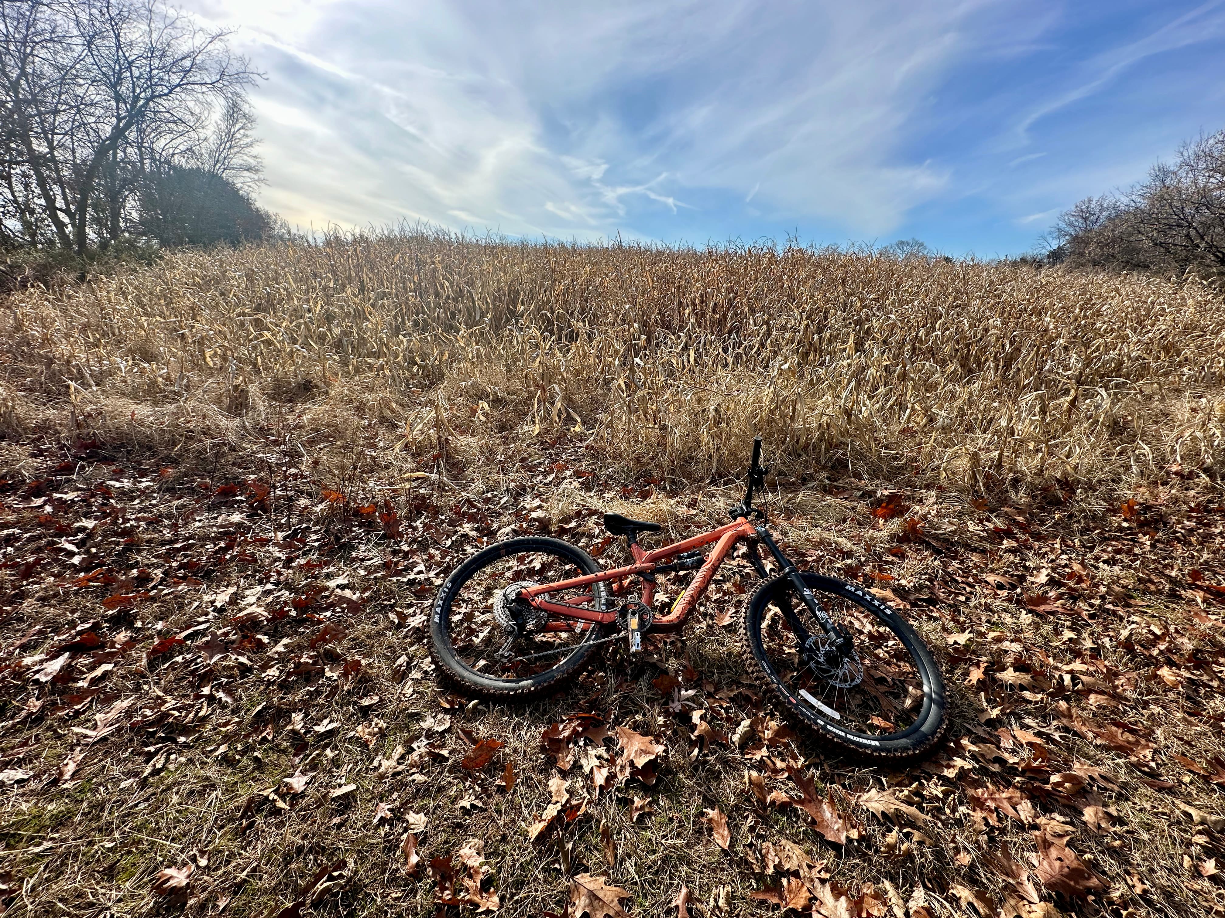 A very muddy ride in 6 Mile Run.