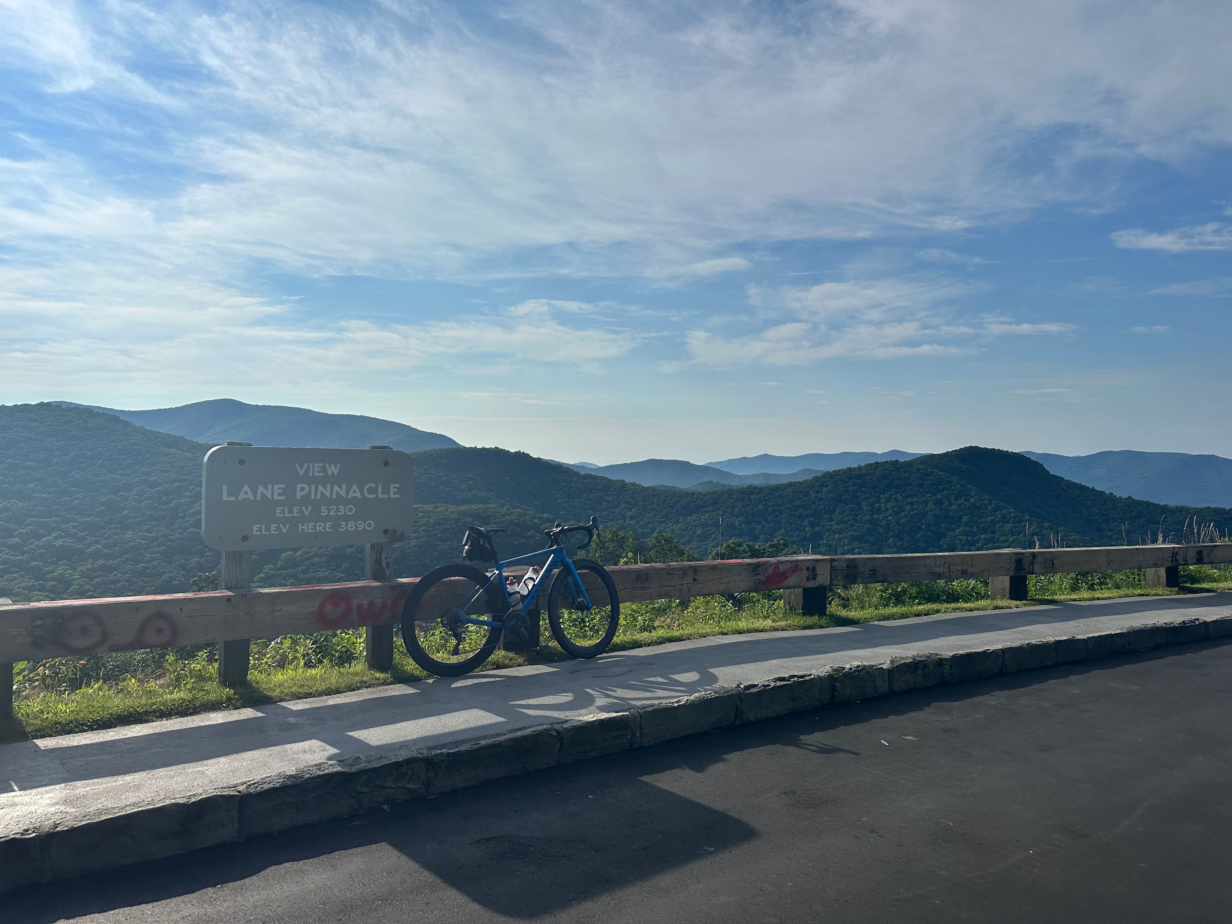 A Blue Ridge Parkway overlook.