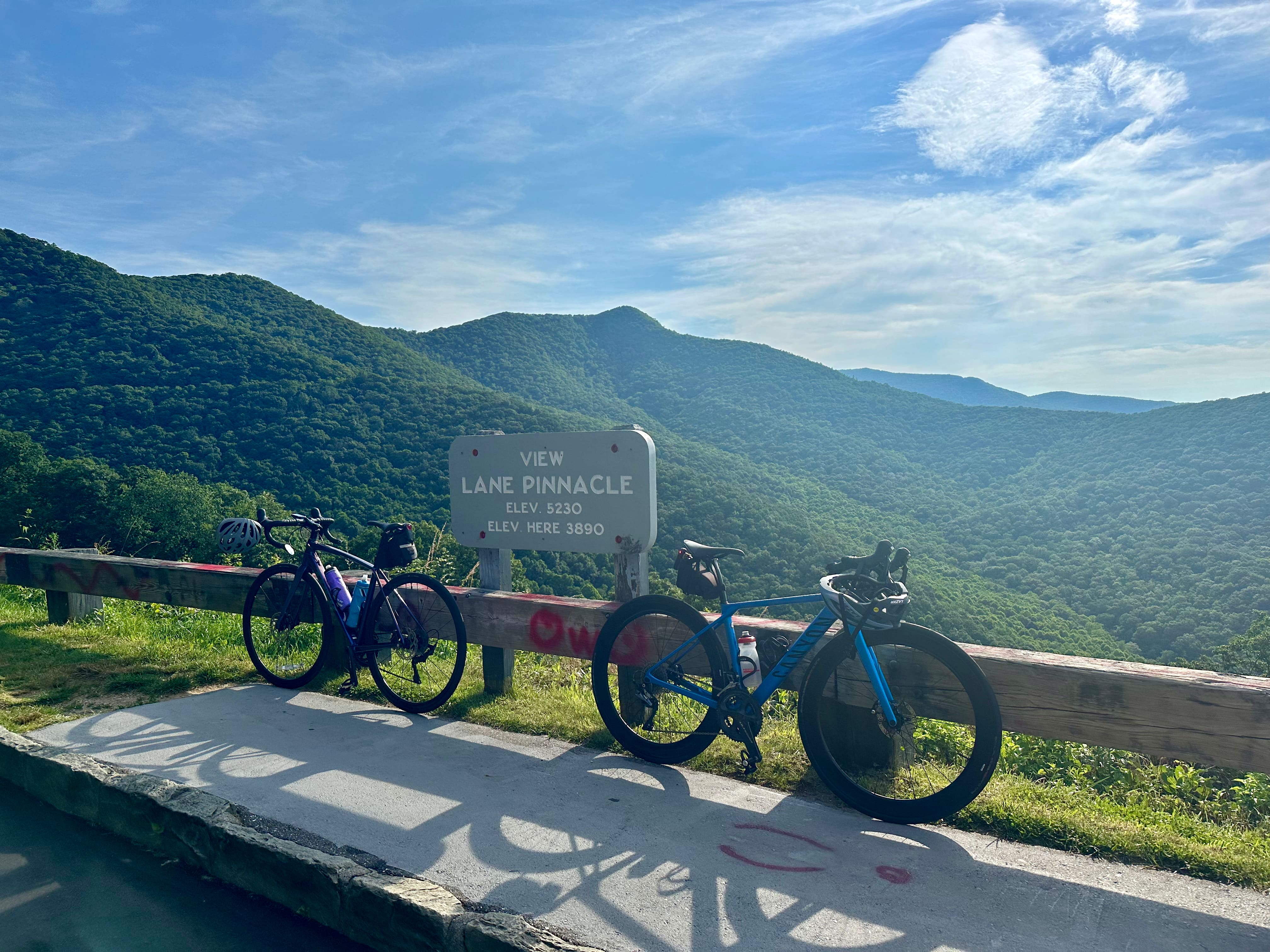 And hey Kristin finally made it to this overlook, too!