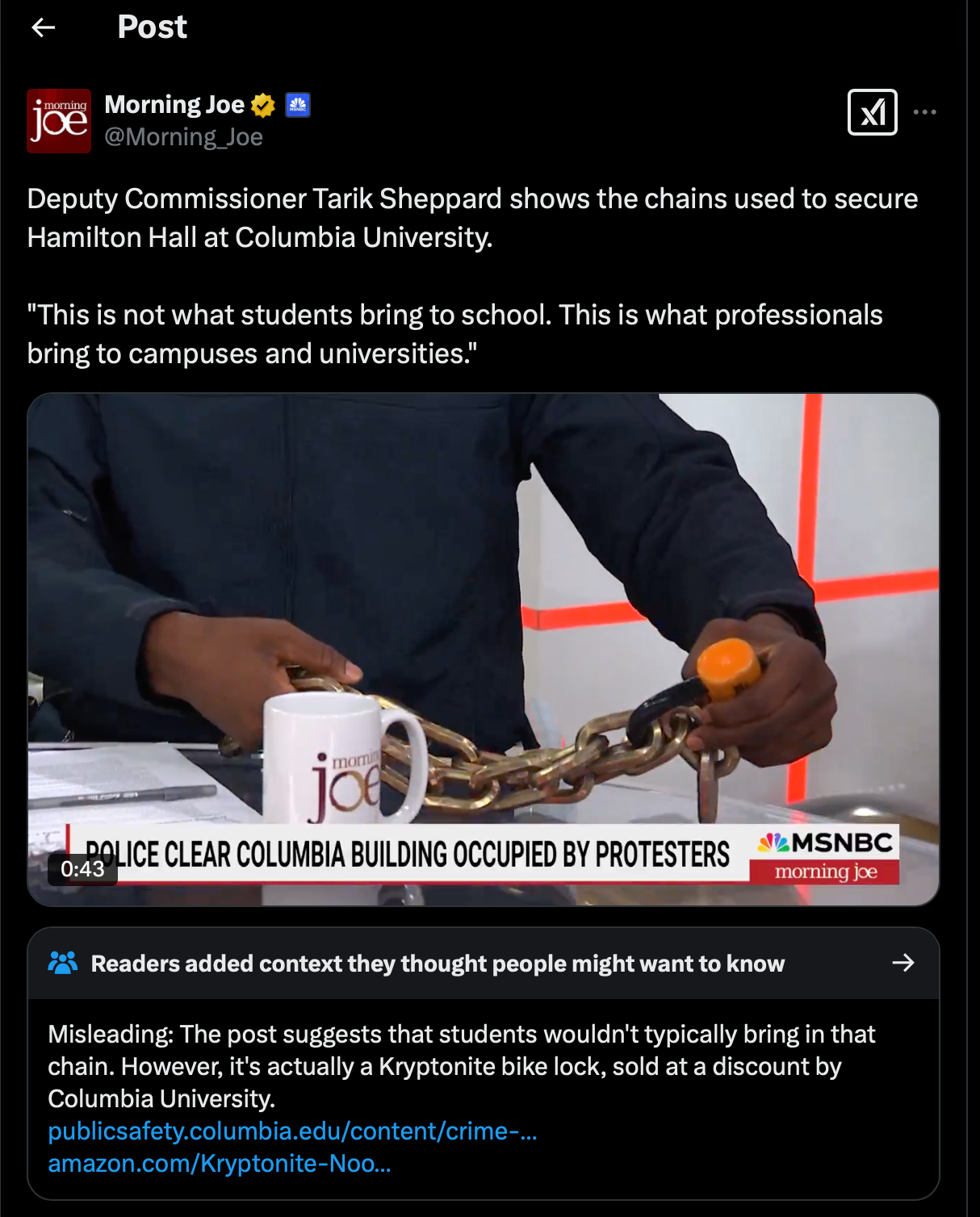 On 2 Feb 2025, replaced the embedded tweet with this screenshot. Link above still points at the tweet.