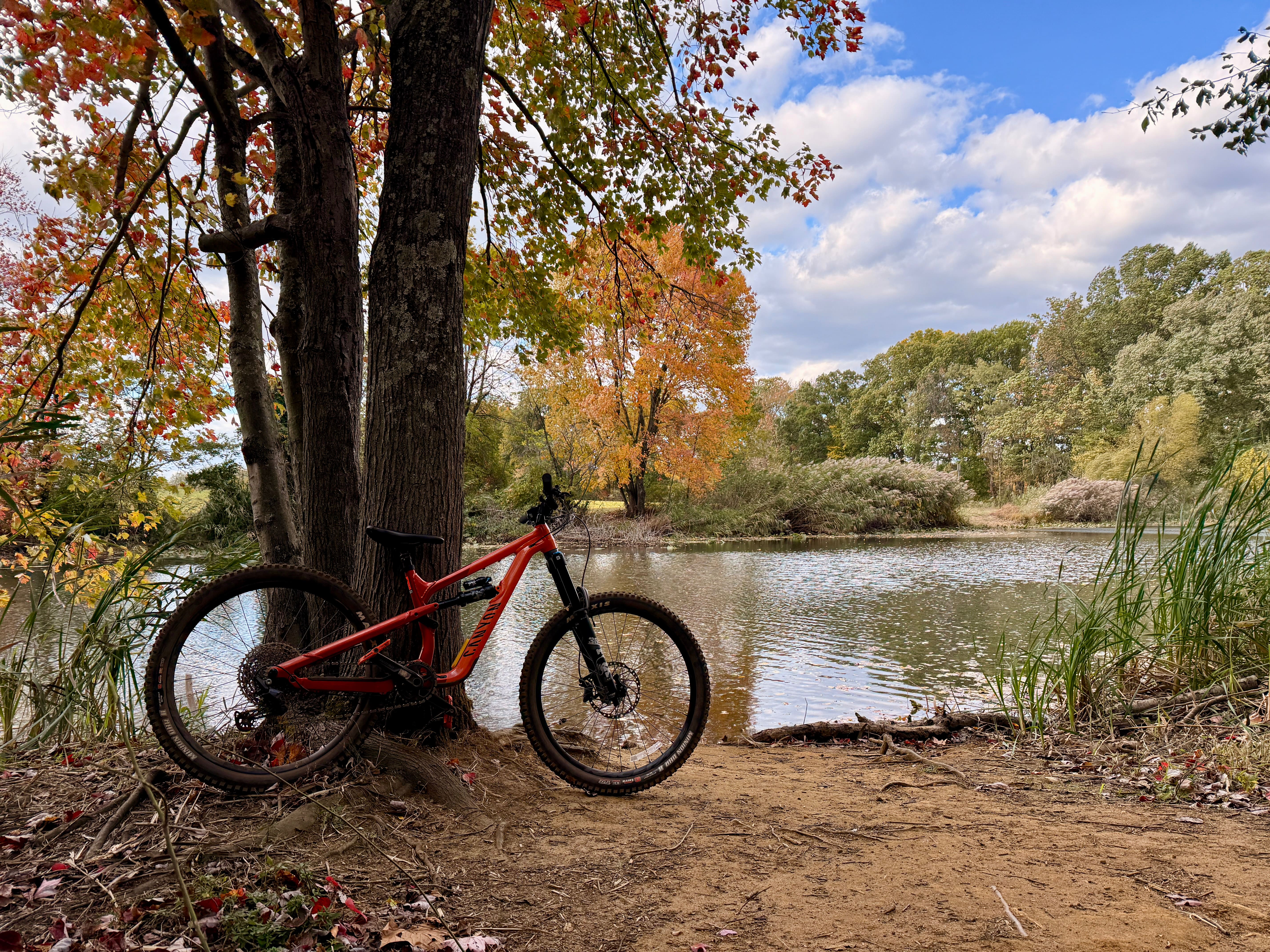 I might have accidentally snagged this one from Fall 2024, but since I didn't do a photo memory collection for 2024 I'm ok with it.  Mountain biking in Ceres Park.