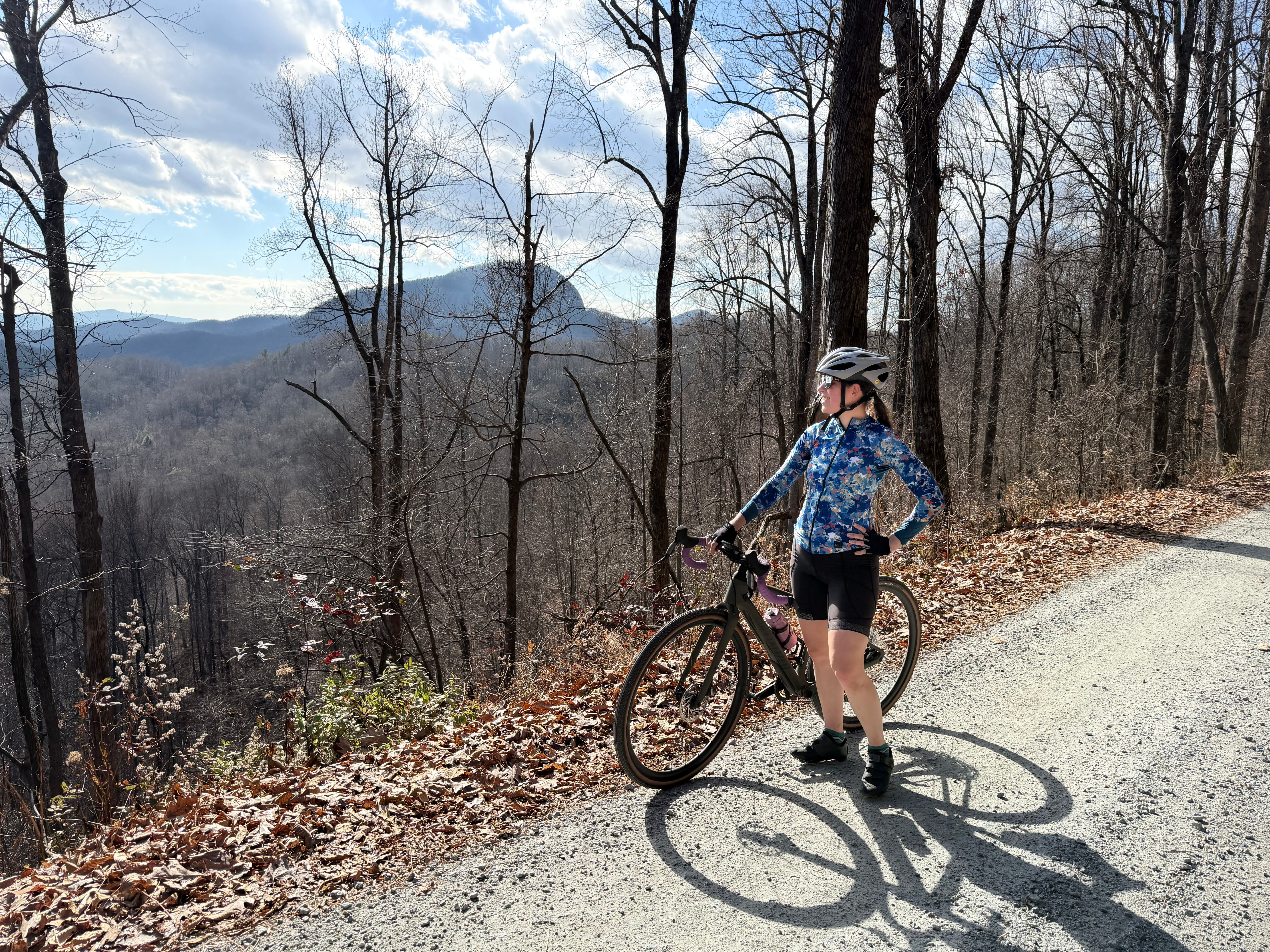 I had to come back and do this loop around Looking Glass Rock with Kristin and her gravel bike.